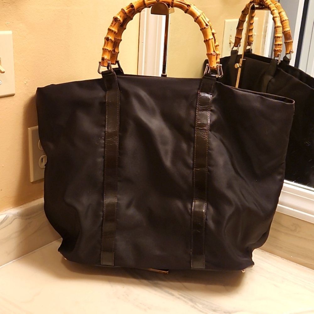 Gucci Tote Bag with Bamboo Handles - Picture 2 of 10
